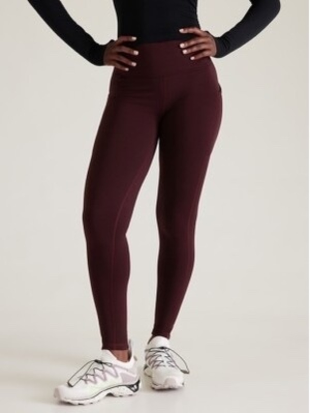 ATHLETA Altitude Stash High Rise Polartec Power Stretch Tight Small NWT